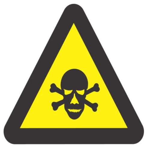 Poison Substances Warning – WW5 – ABS – 190